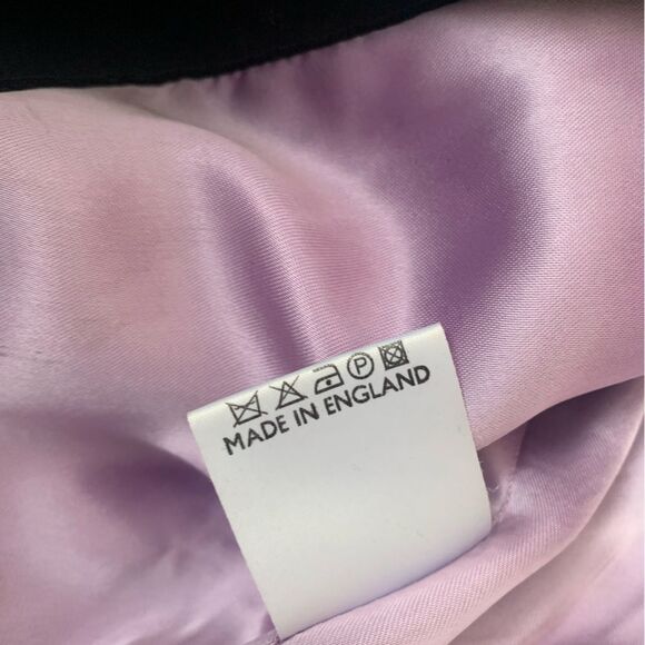 Jasper Conran Alpaca Wool Blend Lined Wrap Coat sz 10 PW 12 - Picture 10 of 11